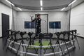 Executive member in motion capture suit with camera array